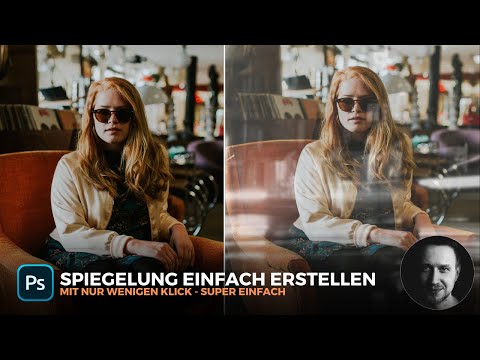 Spiegelung im Fenster simulieren in #photoshop