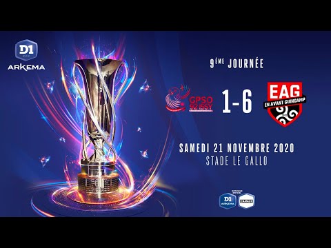 D1 Arkema, J9 : GPSO 92 Issy - EA Guingamp (1-6)