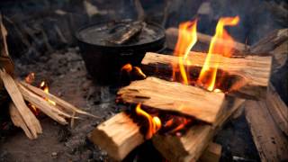 Relaxing Night Sounds: Sounds of Evening Outdoor Fire - Crackling, Sleep Aid, Stress Free