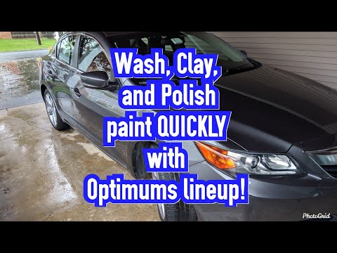 Wash, clay, polish car paint in less time with Optimum's amazing lineup!