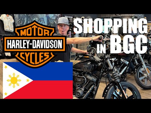 Shopping for Harley-Davidson Motorcycles in BGC Manila, Philippines