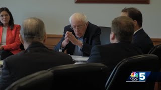 Sen Bernie Sanders urging Vermont health care leaders to fight on high costs