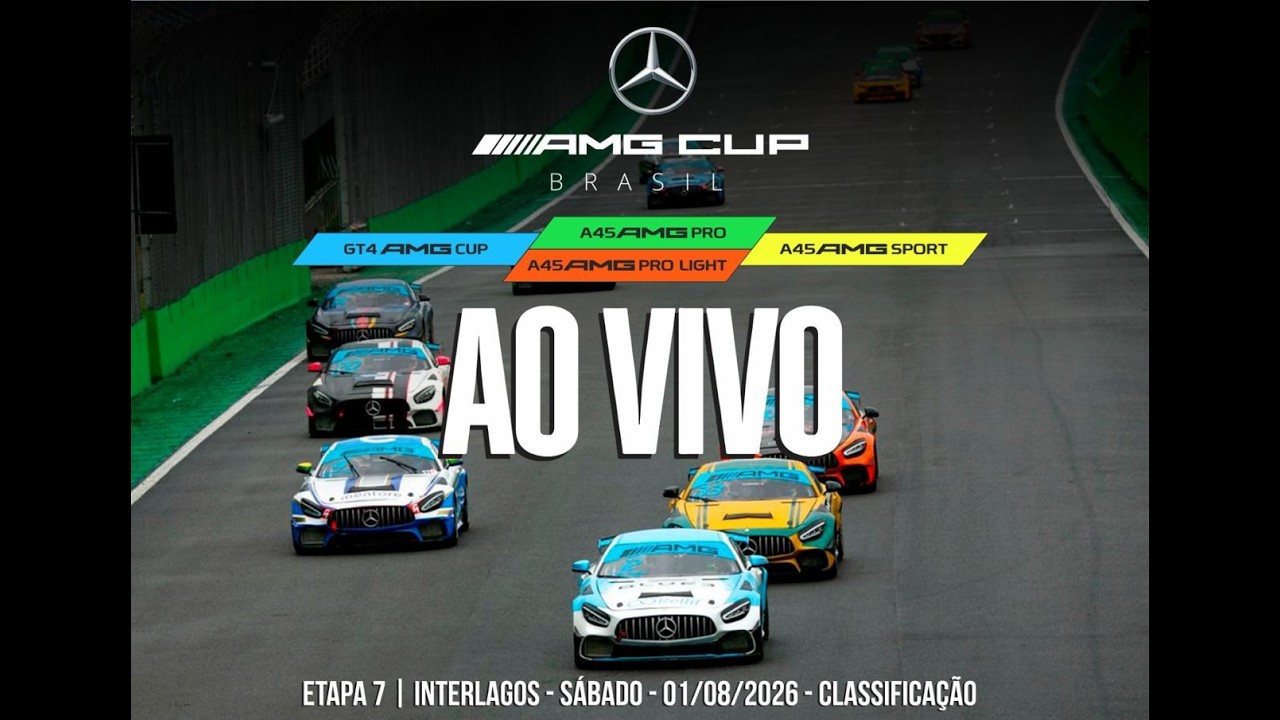 🔴 AMG CUP BRASIL | Classificatório | 7ª Etapa 2026 | Interlagos (SP) | Ao Vivo