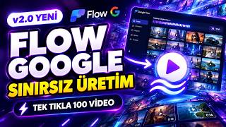 FLOW GOOGLE v2.0 - Google Flow'da SINIRSIZ Video Üretimi! 🤯