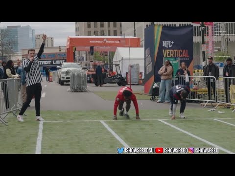 Speed and Sketch run the 40 yard dash at the Nfl draft!