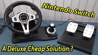 Budget Deluxe Nintendo Switch Racing Wheel / Game Zone Tracer