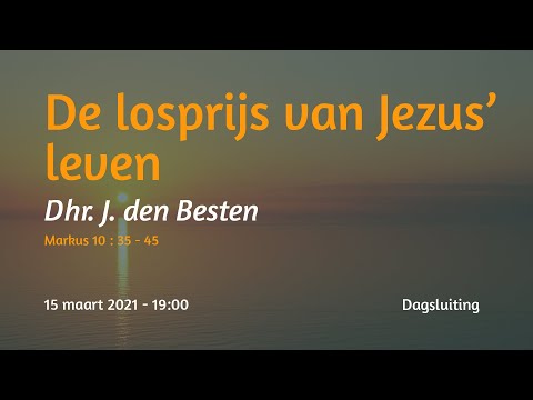 Dagsluiting Markus 10 - Dhr. J. den Besten