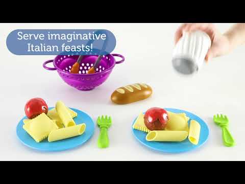 Відео огляд Набір іграшкової їжі New Sprouts® «Паста з фрикадельками» Learning Resources