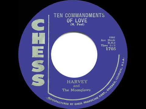 1958 HITS ARCHIVE: Ten Commandments Of Love - Harvey & The Moonglows (single version)