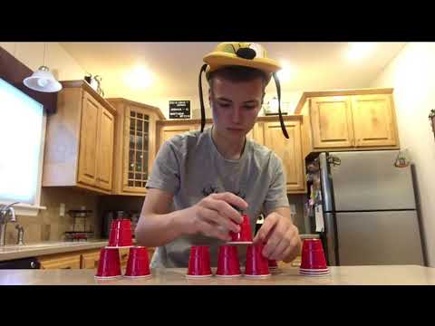Cup Stacking While My Parents Fight About Their Divorce.