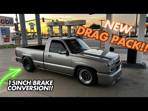 TURBO SILVERADO GETS NEW WHEELS!! CRAZY DRAG PACK! (WELD S77)