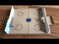 How To Make A Cardboard Air Hockey Game