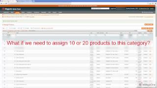How to Assign Multiple Products to Magento Categories using Admin