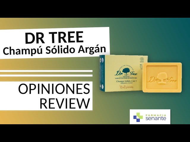 Vídeo relacionado con Dr. Tree Champú Sólido 2 en 1, Champú + Acondicionador Fortaleza, Limpia, Hidrata y Energiza, Sin Sulfatos SLE, SLS, Sin parabenos, Sin siliconas, Cabello Fino y Débil o Caída, ECOCERT, 75gr