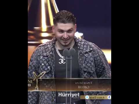 BLOK3's speech, which received the 'Best Rap Artist Award', attracted attention #pantenealtinkelebek