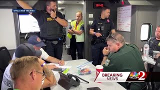 Volusia County law enforcement held active shooting training hours before the massacre in Maine