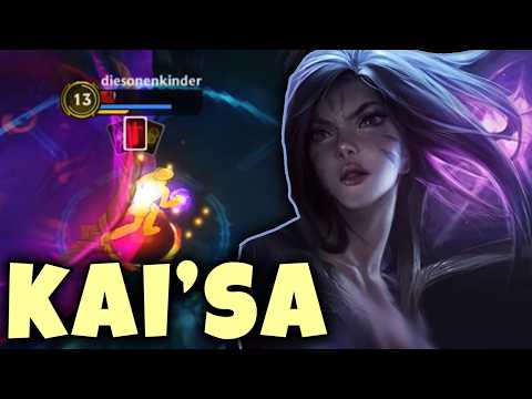 Wild Rift Kai'sa Dragon Lane Gameplay in Season 20 (Build & Runes)