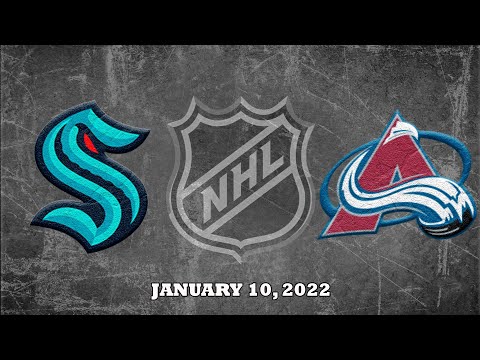 NHL Kraken vs Avalanche | Jan.10, 2022