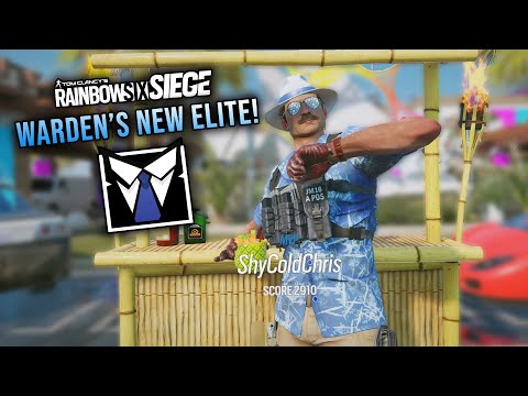 WARDEN'S NEW ELITE SKIN! - Rainbow Six Siege