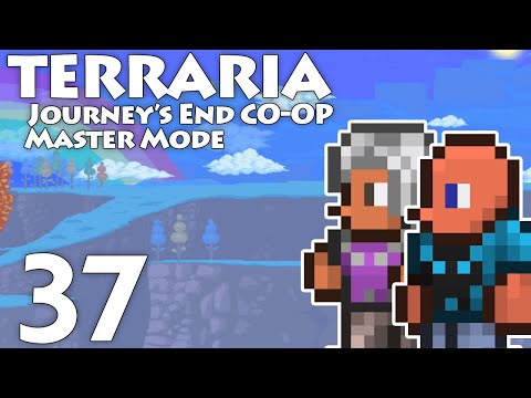 Terraria Master Mode Co-op // Episode 37 - Hardmode Tower Defense