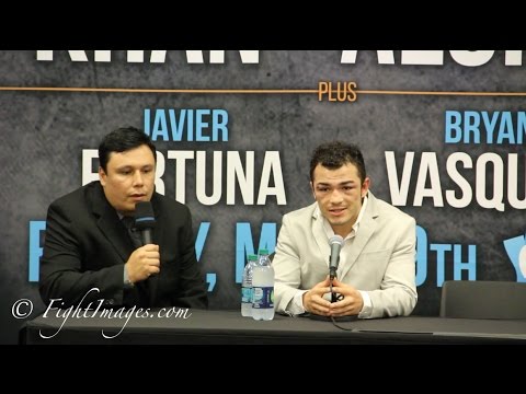 BRYAN VASQUEZ talks about his loss to JAVIER FORTUNA! (Post Fight Press Conference)