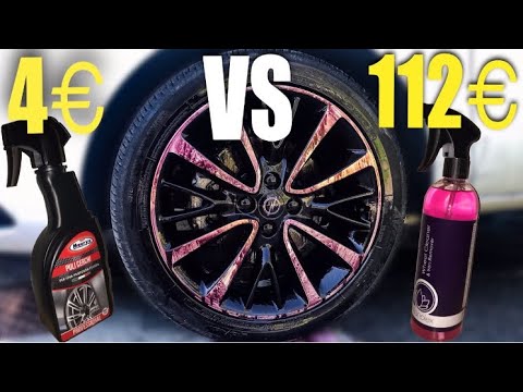 PULIZIA AUTO: Come pulire i cerchi in lega/ Pulitore da 4€ Vs 112€
