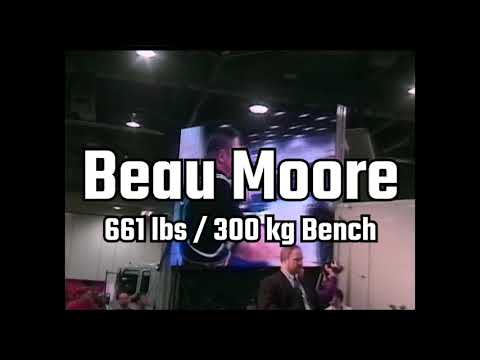 Beau Moore | 661 lbs / 300 kg Bench at Arnolds 2001