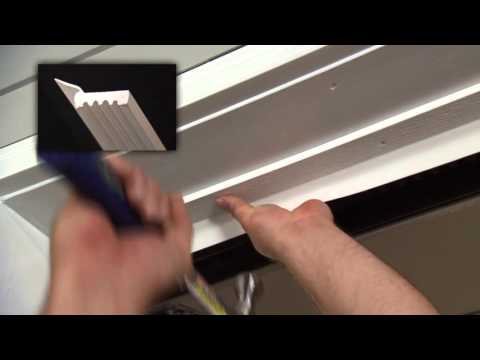 How to Install Vinyl Thermostop Garage Door Trim
