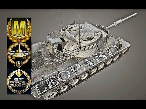 Leopard 1 #12 world of tank blitz Feat ECTIGER Aced gameplay 6600 + Kolobanov