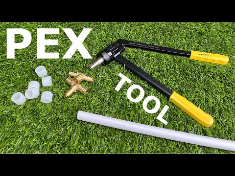 How to Install and Remove PEX Expansion Fittings Using Manual Tool || DIY Plumbing