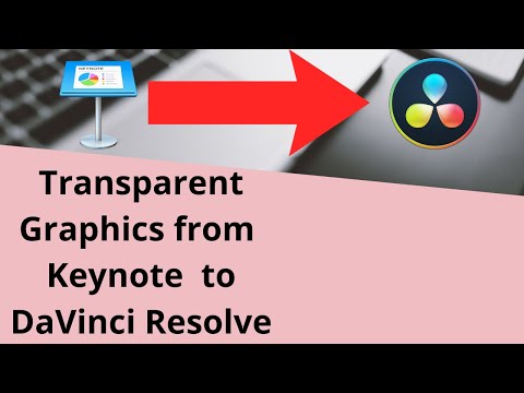 Overlay a transparent graphic video from keynote to DaVinci Resolve