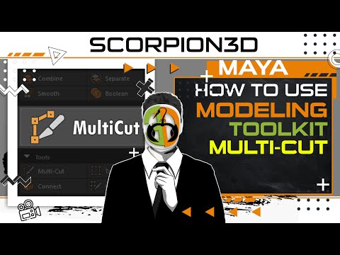 MAYA BASICS MODELING TOOLKIT – MULTI CUT, LET'S MAKE BABY STEPS FOR BEGINNERS