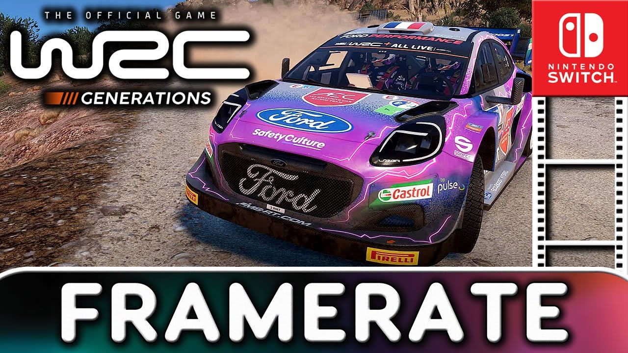 WRC Generations | Nintendo Switch Frame Rate Test