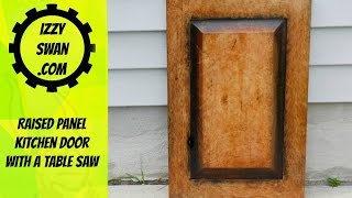 DIY | Kitchen Cabinet Door | with a table saw |  Izzy Swan
