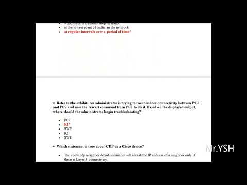 Cisco  CCNA 1 Chapter 11 v6 Build a Small Network | Exam Answers