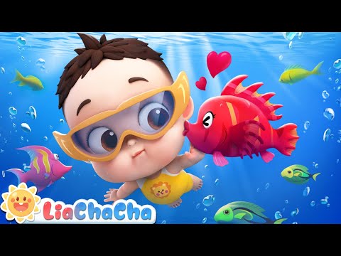 Swimming Song | Learning to Swim for Kids | LiaChaCha Nursery Rhymes & Baby Songs
