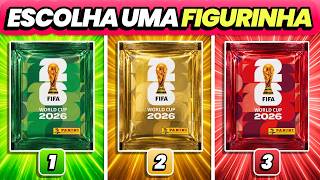 ⚽ ESCOLHA SEU PACOTE DE FIGURINHAS DA COPA | Extra Stickers, Douradas e Legends 🔥
