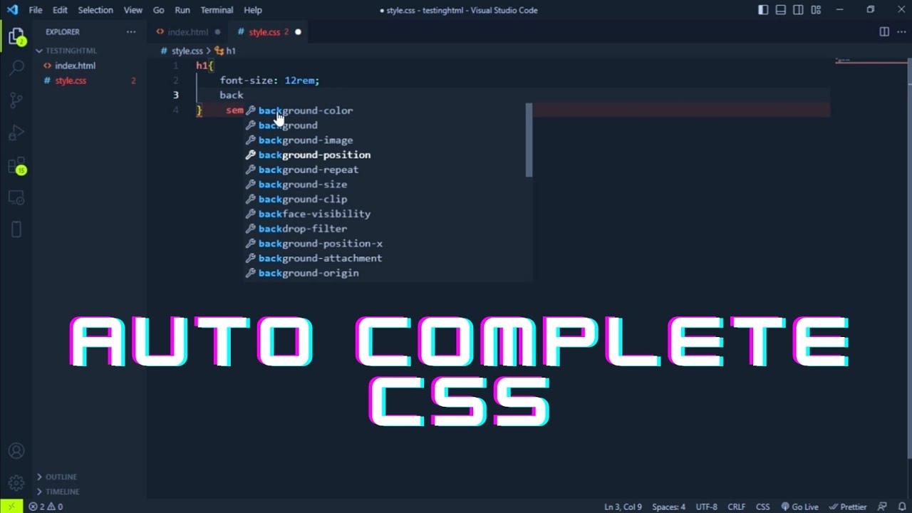 Atasi autocomplete tidak aktif di Visual Code Studio