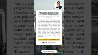 Download lagu Tidak Jelas Objek Sengketa dan Pihaknya, Gugatan Perdata Tidak Dapat Diterima | Yurisprudensi mp3 Download lagu Tidak Jelas Objek Sengketa dan Pihaknya, Gugatan Perdata Tidak Dapat Diterima | Yurisprudensi mp3