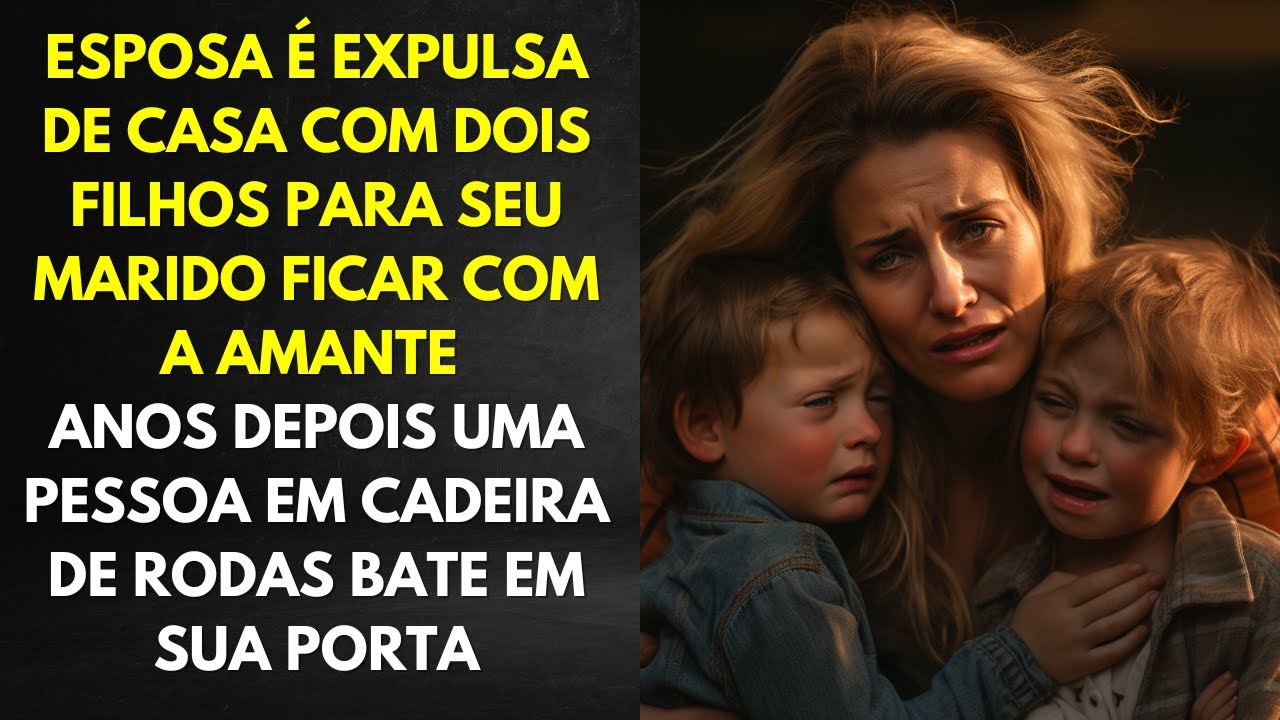 Esposa é Expulsa de Casa Com Dois Filhos Para Seu Marido Ficar Com a Amante