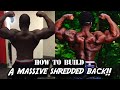 How to build a bigger back !