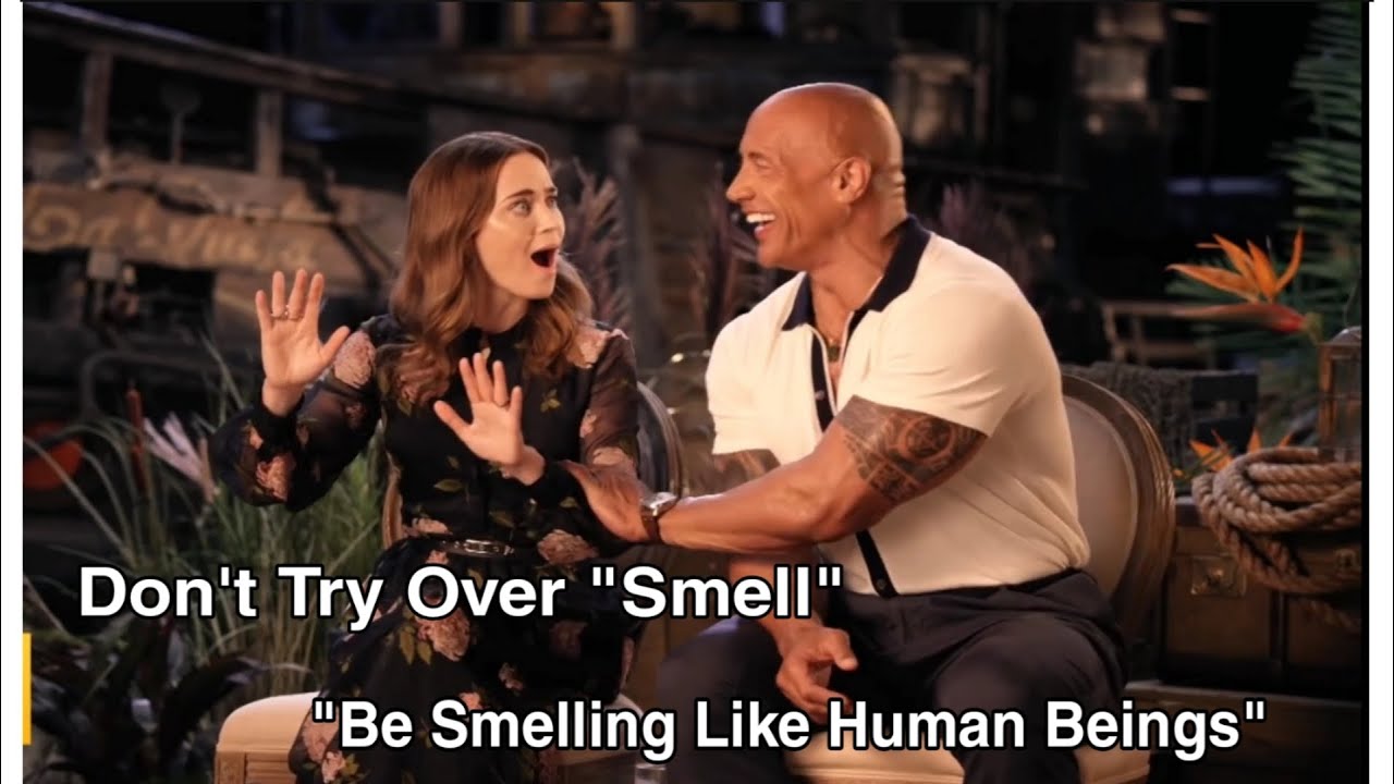 Dwayne Johnson And Emily Blunt Savage Moments #1