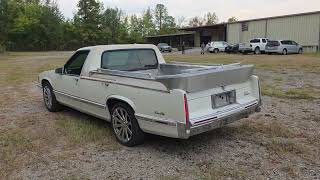1992 Cadillac Sedan DeVille Custom Funeral Flower Car Walk Around and Drive By