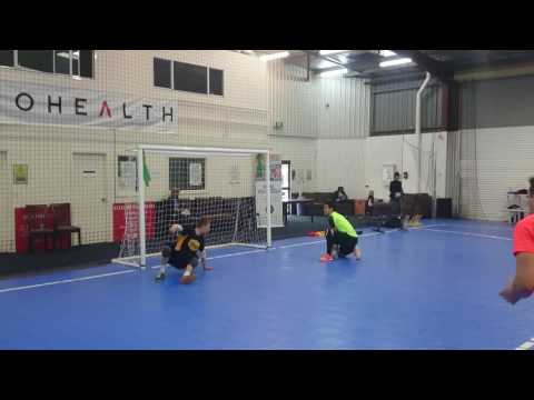 Futsal Goalkeeper training with Leonardo de Campos and Daniel Barros