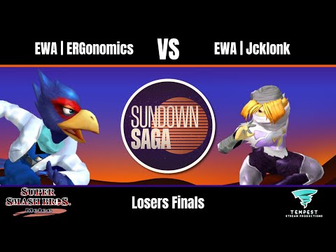 EWA | ERGonomics (Falco) vs EWA | Jcklonk (Sheik) - Melee Losers Finals - Sundown Saga 2025
