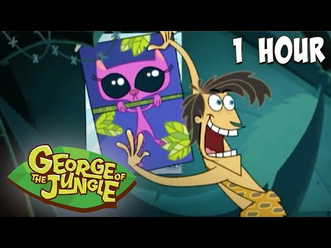 George of the Jungle | 1 HOUR | Compilation | Cartoons For Kids