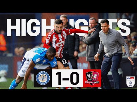 HIGHLIGHTS: Stockport County 1 Exeter City 0 (18/10/25) | Exeter City Football Club