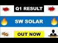 SW Solar Q1 Results 2027 Sw Solar Results Today Sw Solar Share Latest News Swsolar Share