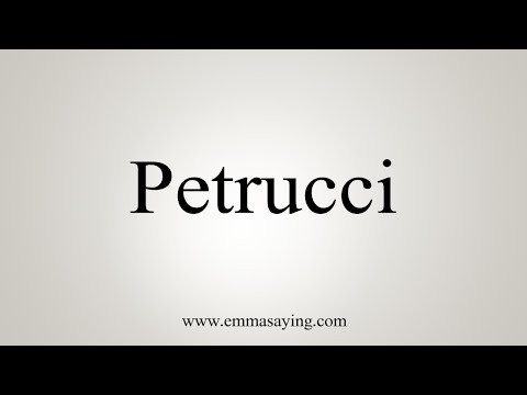 How To Say Petrucci