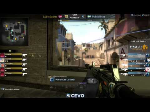 LGB eSports vs Publiclir.se Game 2 (CEVO-P CS:GO Season 7) - Metuz & Launders
